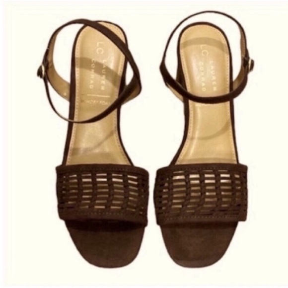 New LC Lauren Conrad Heeled Sandals - Picture 2 of 3